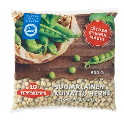 Kymppi Финский сушеный горох 500 г 